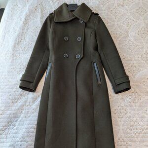 Mackage Elodie wool coat in olive